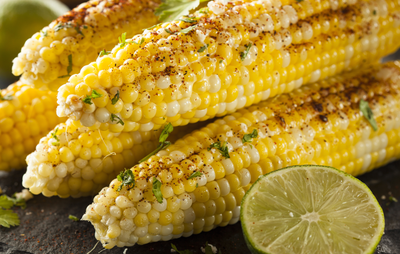 Grilled Corn on the Cob with Chili-Lime Butter